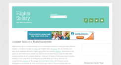 Desktop Screenshot of highersalary.com